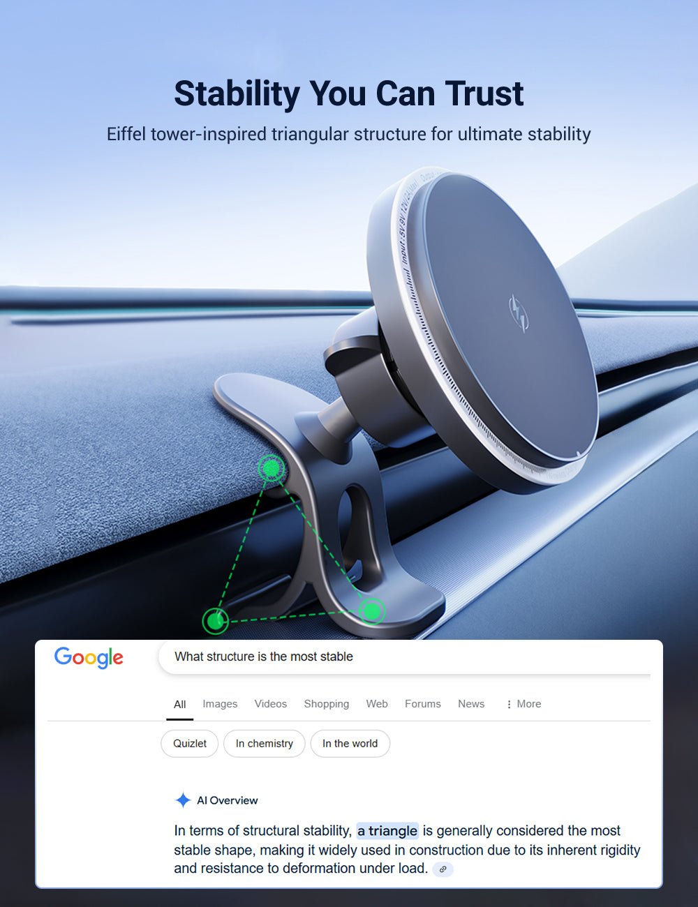 Flexible Phone Holder for Model 3 Highland & Model Y Juniper