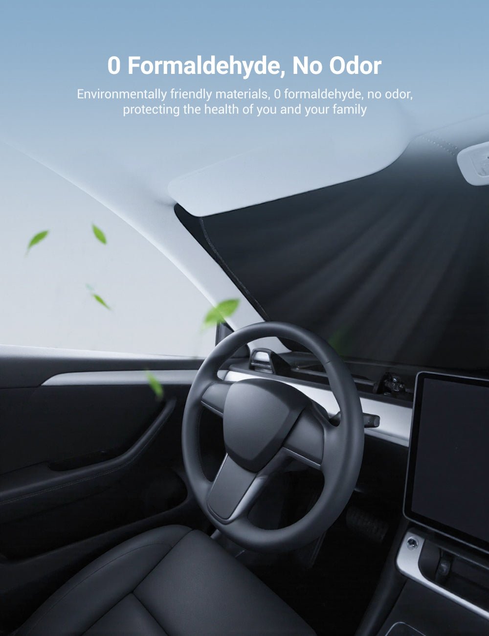 Front Windshield Sunshade for Model 3 / Model Y