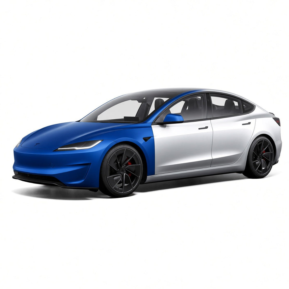 TPU Glossy Full Front Car Paint Protection Film (PPF) for Tesla Model 3 Model 3 Highland Performance (2024+)