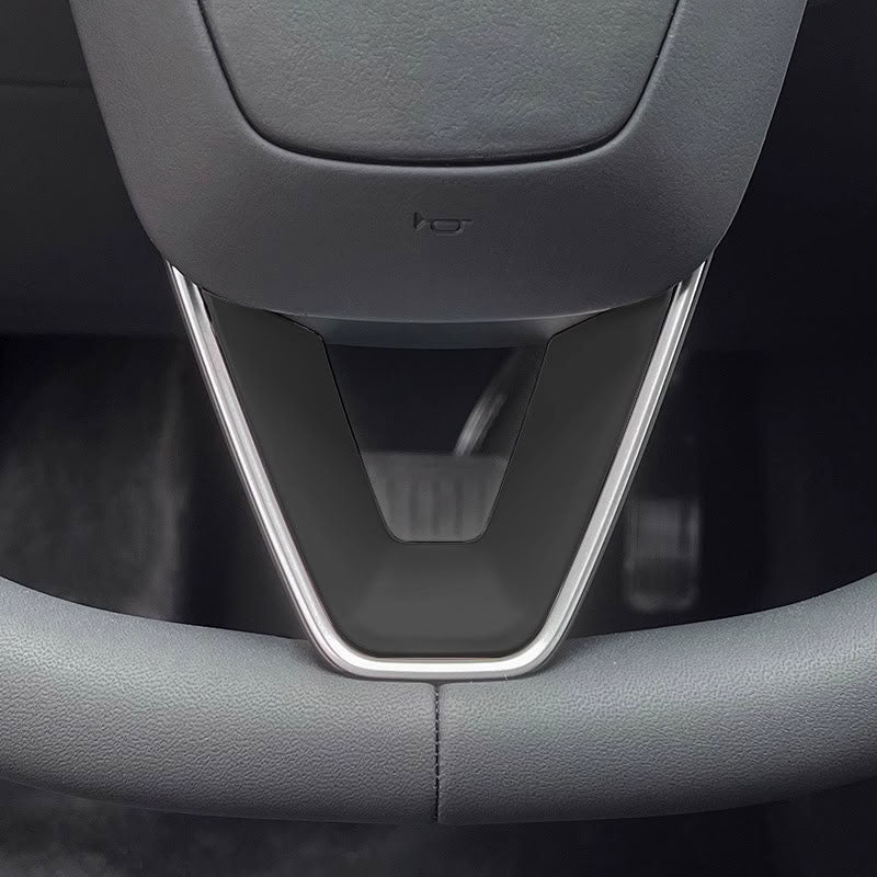 Steering Wheel Trim Cover for Tesla Model 3 Highland / Model Y Juniper（Combo pack）