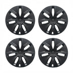 19" Machina 2.0 Wheels Covers for Model YL 2026+ | Seven-Spoke Style Glossy Black
