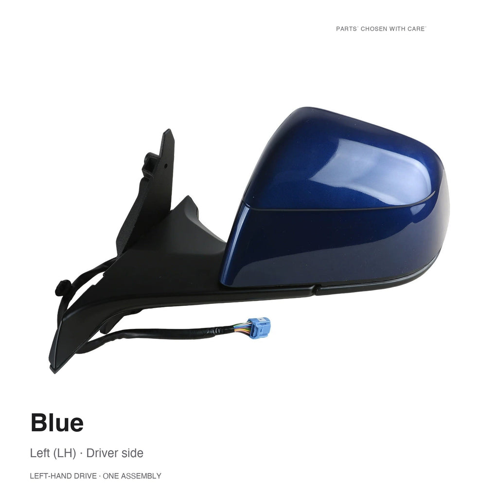 Side Mirror Assembly for Tesla Model Y Juniper & Model YL Blue Left (LH)