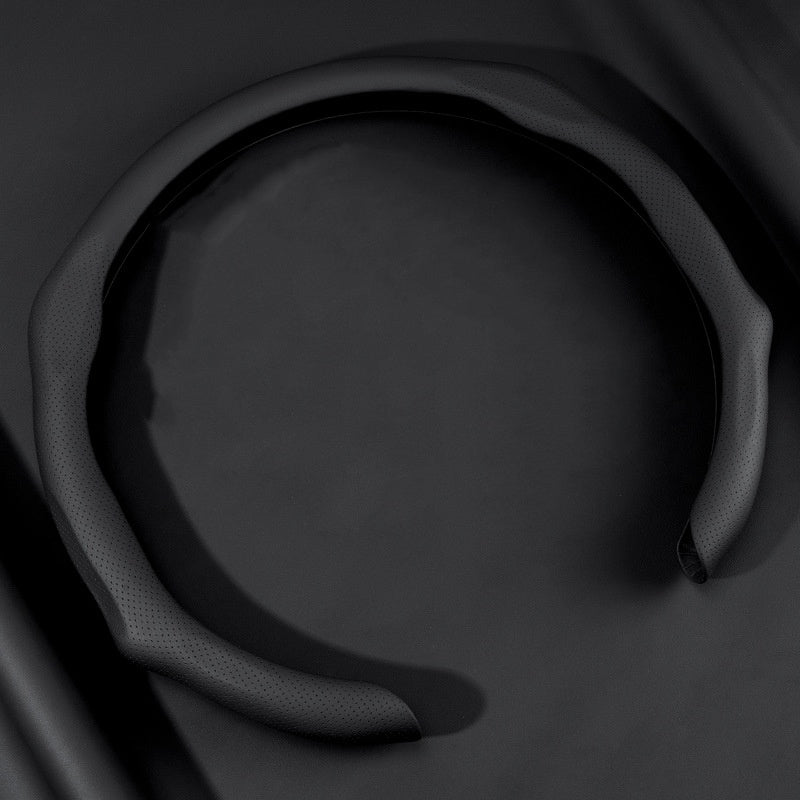 Ultra-thin Steering Wheel Cover for Tesla Model 3/Y/X/S Napa Pi -Classic Black
