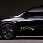 Reflective Robotaxi Decal | Tesla Body & Window Waterproof PVC Sticker