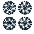 19" Machina 2.0 Wheels Covers for Model YL 2026+ | Seven-Spoke Style Silver and Black