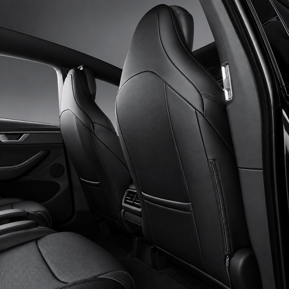 Leather Seat Covers for Tesla Model YL 6-Seater