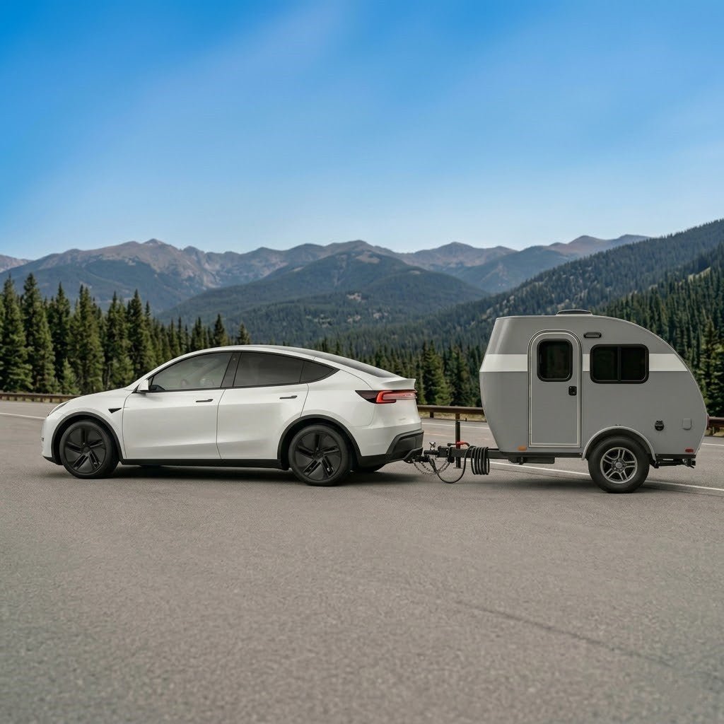Trailer Tow Hitch for Model Y | 6500 lbs Capacity | No-Drill Install