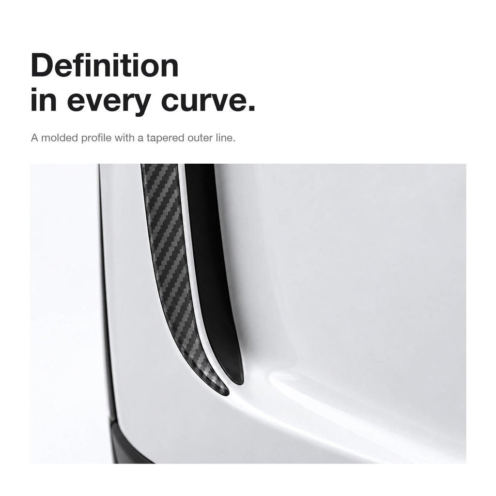 ABS Split Front Fog Light Bezel Cover for Model Y Juniper & YL 6-Seater