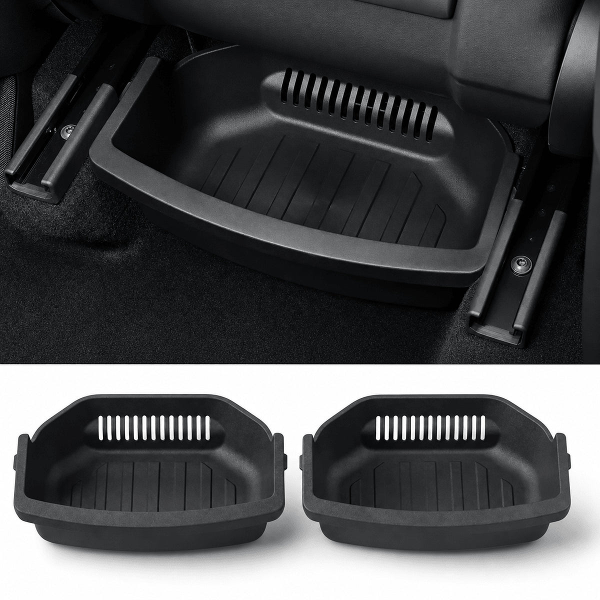 Under Front Seat Storage Box for Model YL 6-Seater