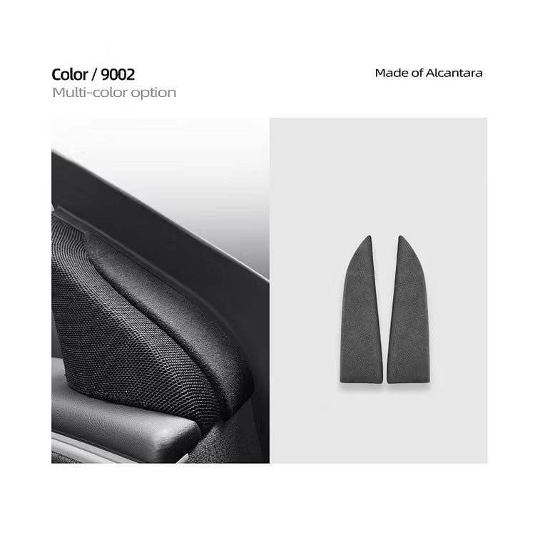 2024 Model 3 Highland Alcantara Front Doors Tweeter Triangle Trim Cover (2pcs)