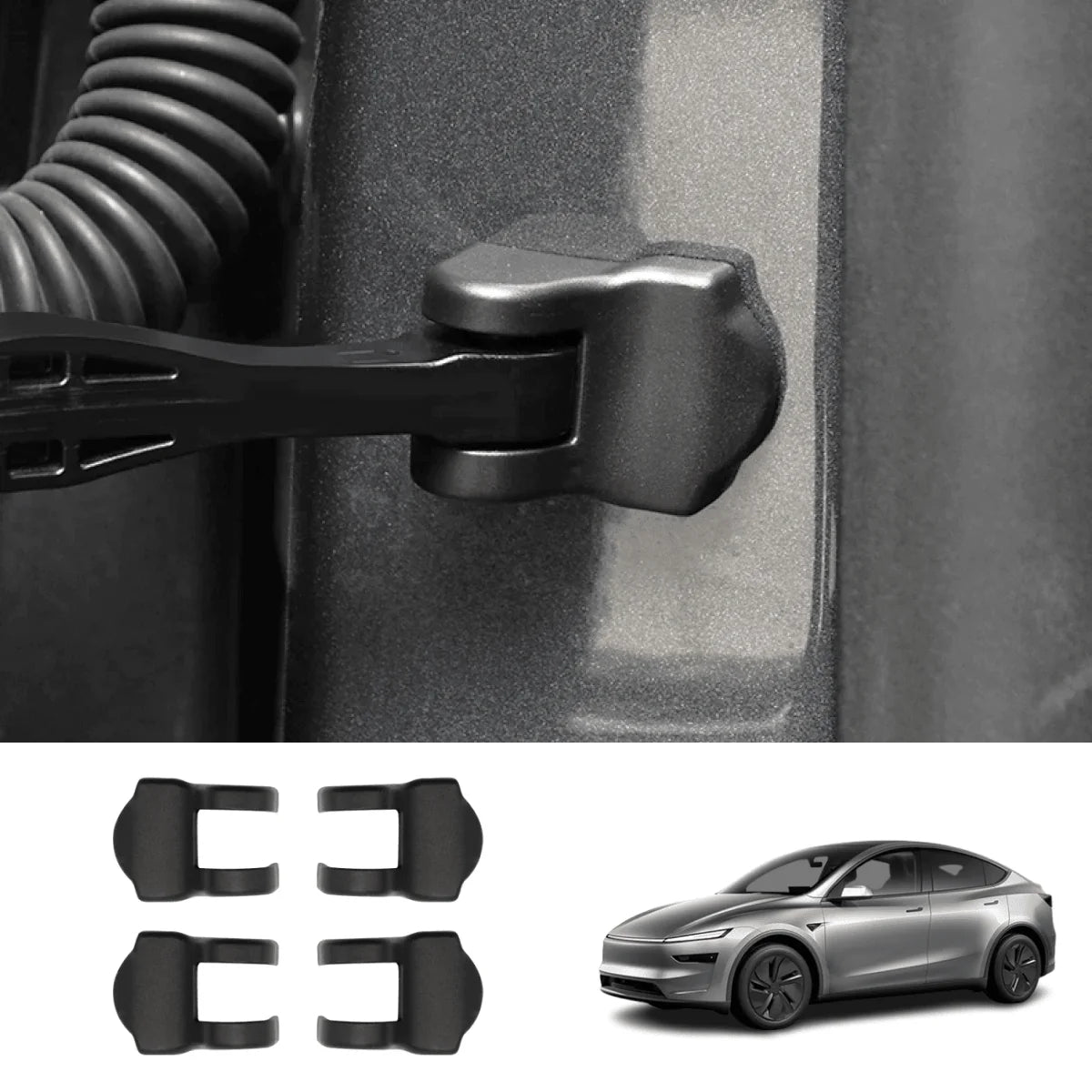Door Check Arm Covers for Tesla Model 3 / Model Y / Model YL Model Y Y Juniper YL (4 pcs)
