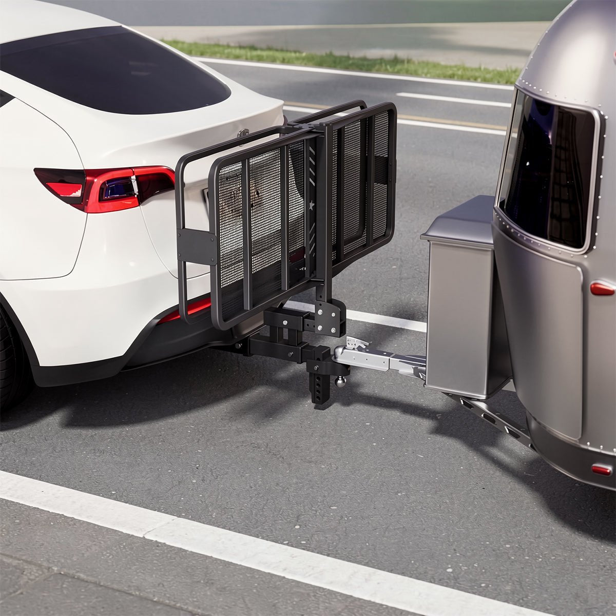 Trailer Tow Hitch for Model Y | 6500 lbs Capacity | No-Drill Install