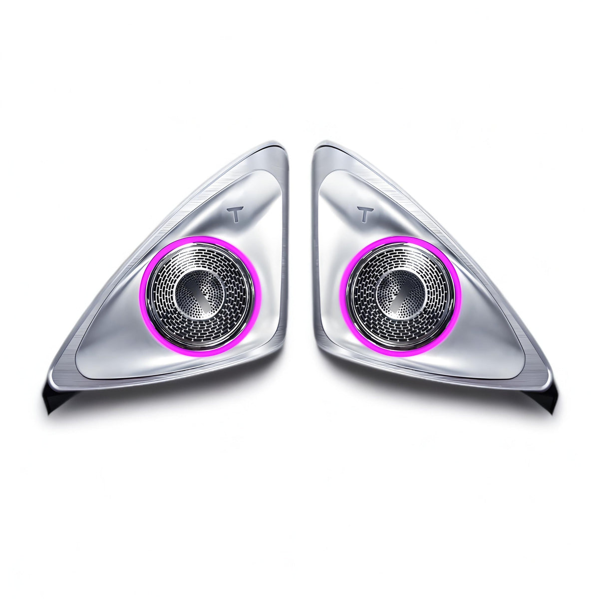 4D Rotating LED Ambient Tweeter Speakers for Model Y Juniper / Model 3 Highland