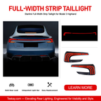 Starlink Full-Width Strip Taillight for Model 3 Highland Berlin Giga