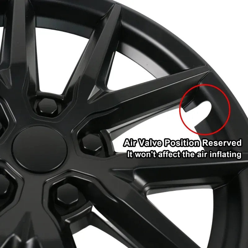 18″ 19″ Wheel Covers For Tesla Model 3/Y (4PCS) – Full Rim Coverage, Easy Snap-On Installation