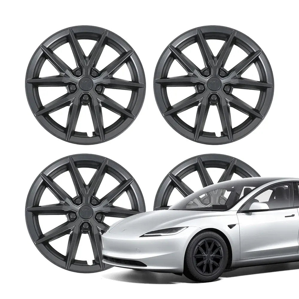18″ 19″ Wheel Covers For Tesla Model 3/Y (4PCS) – Full Rim Coverage, Easy Snap-On Installation