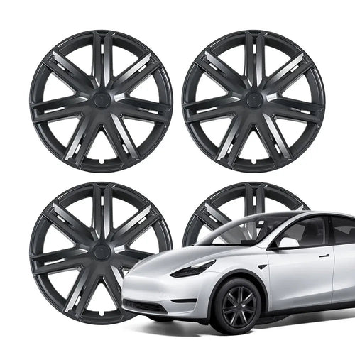 18″ 19″ Wheel Covers For Tesla Model 3/Y (4PCS) – Full Rim Coverage, Easy Snap-On Installation