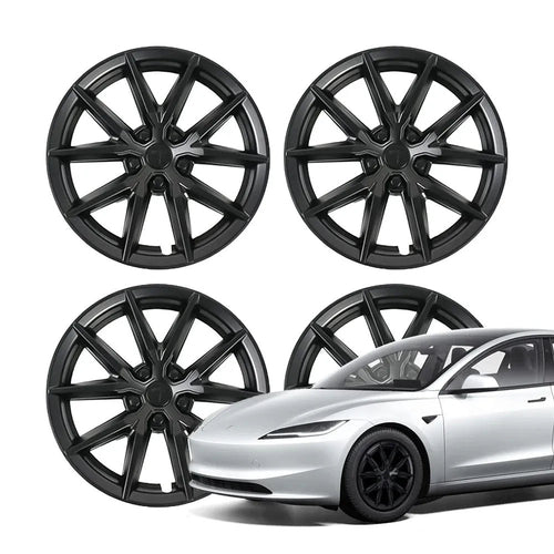 18″ 19″ Wheel Covers For Tesla Model 3/Y (4PCS) – Full Rim Coverage, Easy Snap-On Installation