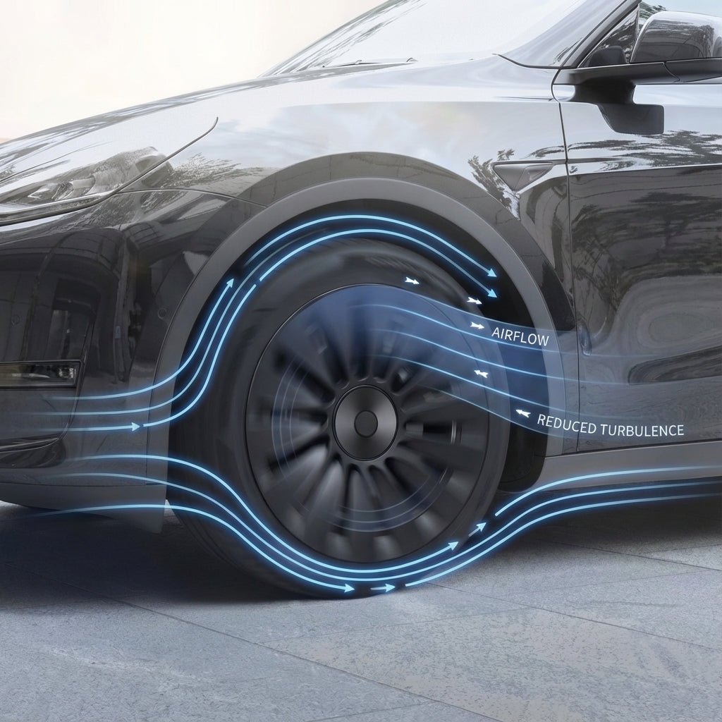 19-inch Cyclone Wheel Covers for Tesla Model Y Juniper 2025+ (Set of 4)