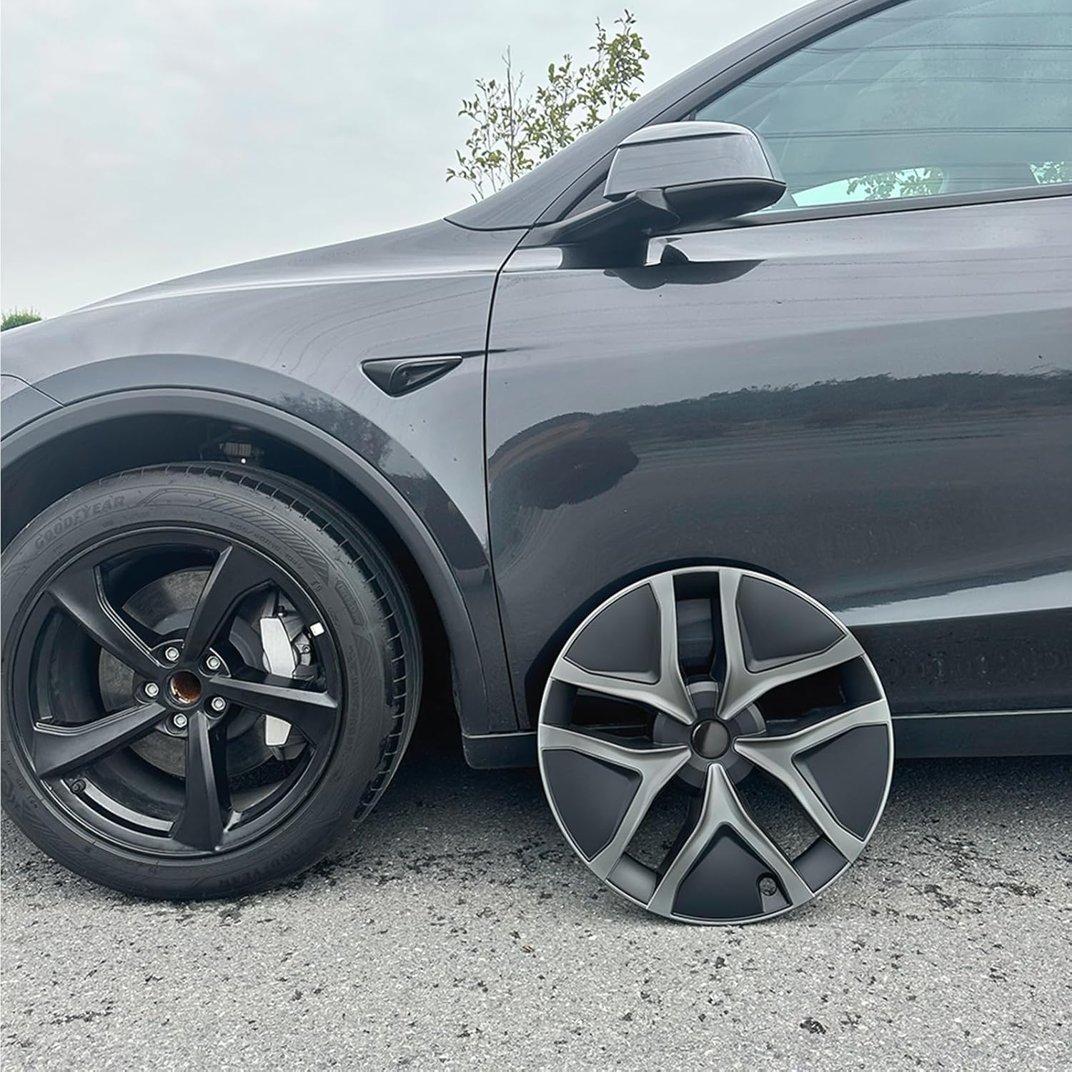 19-Inch Gemini Wheel Covers for Model Y Juniper 2025+ (Set of 4