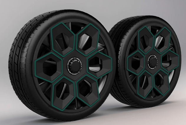 19 Wheel Covers for 2025+ Tesla Model Y Juniper | Center-Lock Hunter Green