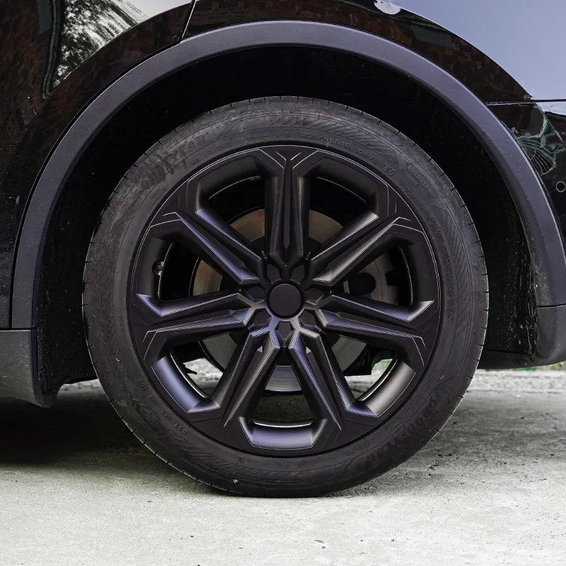 19" Tesla Model Y Wheel Covers (4pcs) - Reinforced ABS Hubcaps for 2020-2024 Model Y