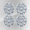 19" Tesla Model Y Wheel Covers (4pcs) - Reinforced ABS Hubcaps for 2020-2024 Model Y Model Y (2020-2024) 19 inch Silver