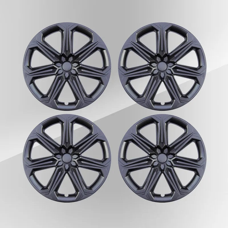 19" Tesla Model Y Wheel Covers (4pcs) - Reinforced ABS Hubcaps for 2020-2024 Model Y