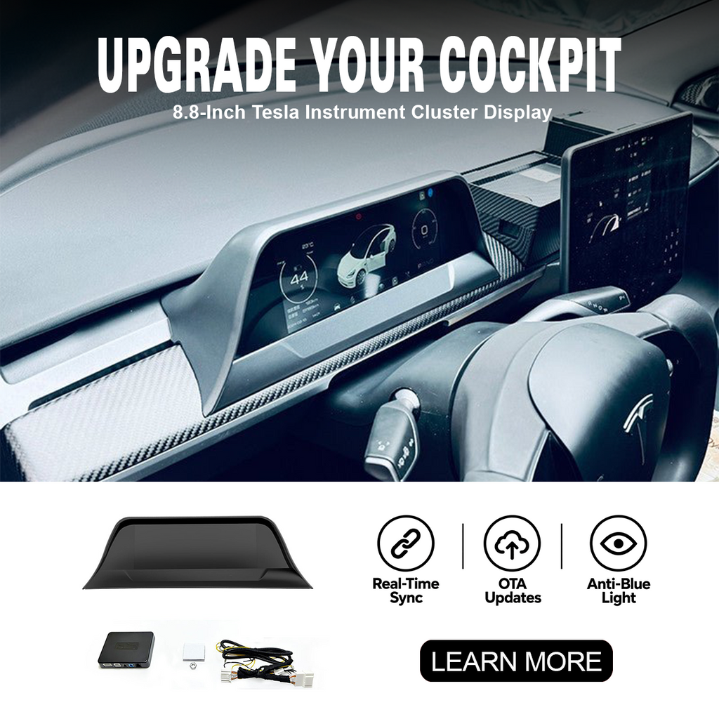 8.8‘’ Instrument Cluster Display for Tesla Model 3 / Y Model YL 2026+ Right Hand Drive