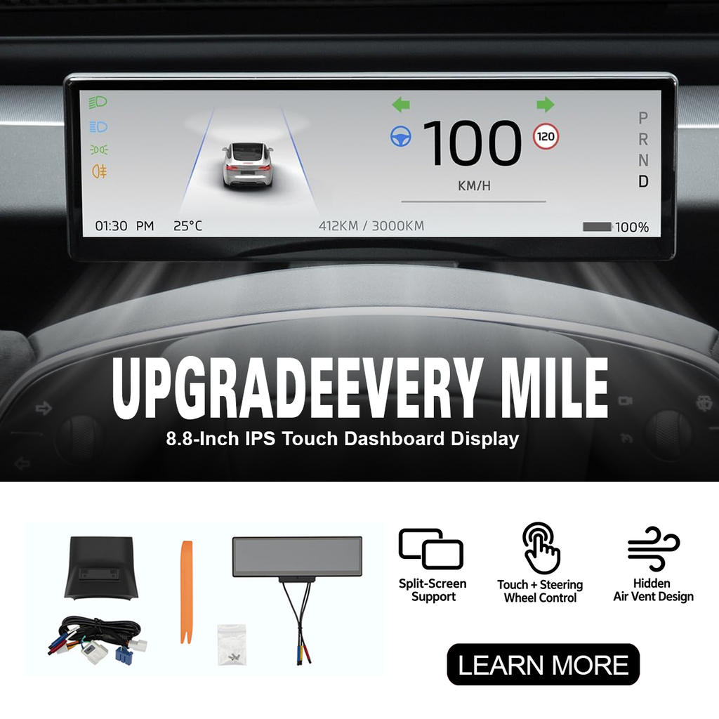 10.6 Inch Touch Screen Instrument Cluster Dashboard Display for Tesla Model 3 / Y