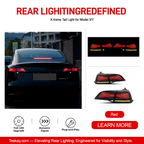 X-treme Tail Light for Model 3/Y Red