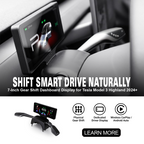 7 Inch Gear Shift Touch Screen Dashboard Display for Tesla Model 3 Highland Model Y Juniper 2025-ON Model YL 2026+ Gear Shift + Wireless Charging Phone Mount