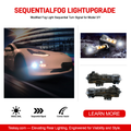 Modified Fog Light Sequential Turn Signal for Model 3/Y Model 3 2017-2023.10 & Model Y 2020-2025.3