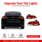OLED APP-Controlled Tail Light for Model 3/Y Model Y 2020-2025.3