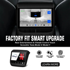 Rear Entertainment and Climate Control Touch Screen Display for Tesla Model 3/Y 7 Inches (Screen Embedded)