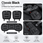 Tesla Model 3/Y/S/X/YL Cooling Ice Silk Seat Cushions – Breathable All-Season