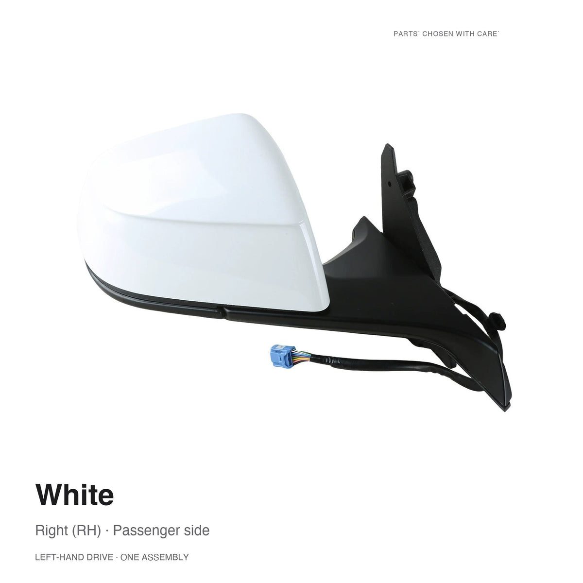Side Mirror Assembly for Tesla Model Y Juniper & Model YL White Right (RH)