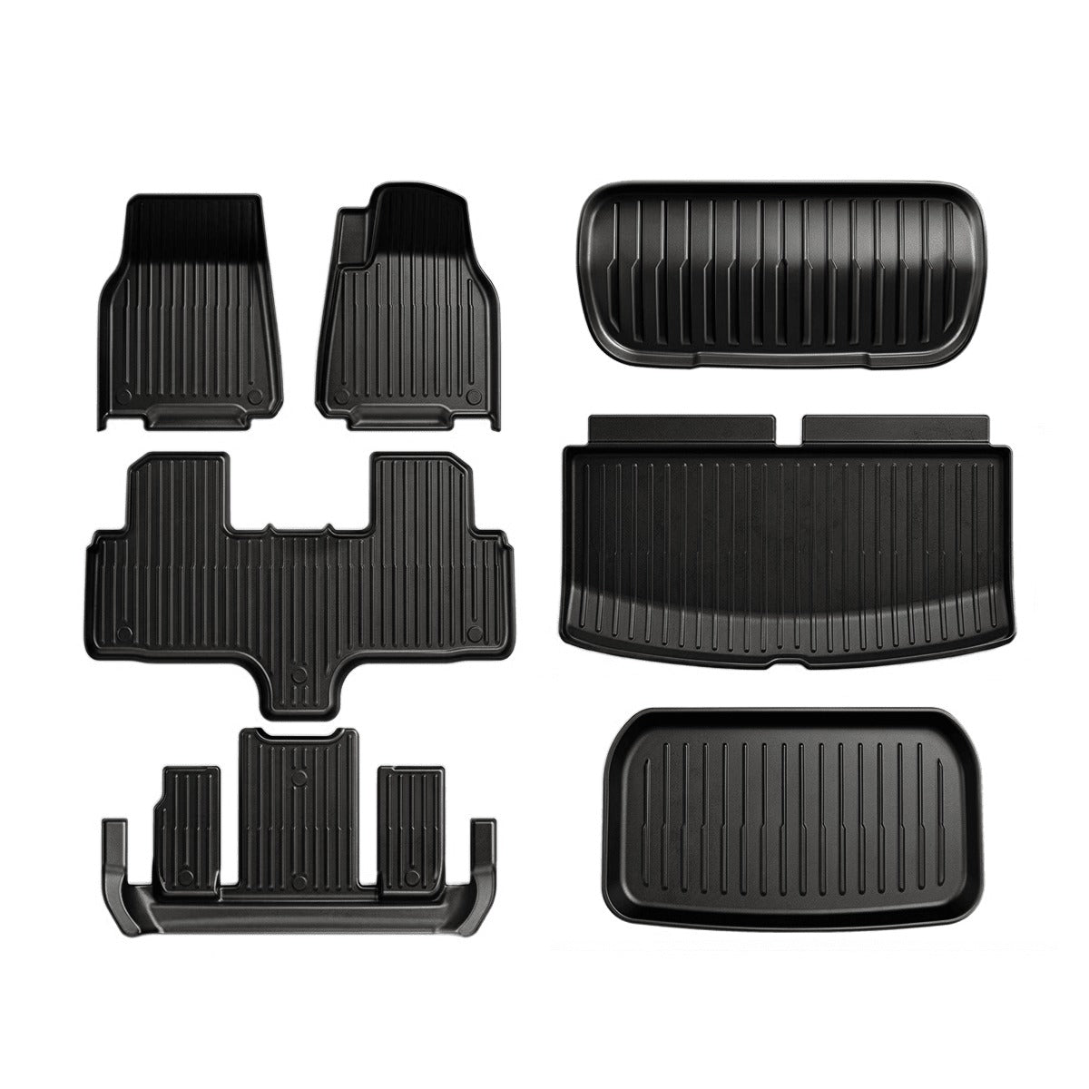 All-Weather TPE Floor Mats for Model YL 6-Seater 2026+