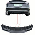 2024+ Tesla Model 3 Highland Rear Bumper Lip Diffuser ABS Body Kit