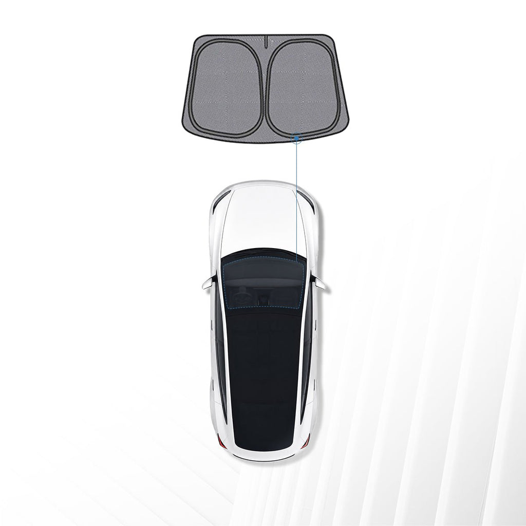 Full Car Sun Shade Set for Tesla Model YL 6-Seater Front Windshield Shade (1PC)