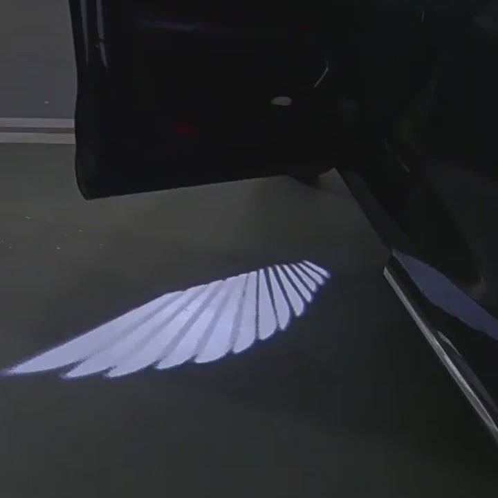 Angel Wings Door Welcome Lights for Model 3/Y/S/X