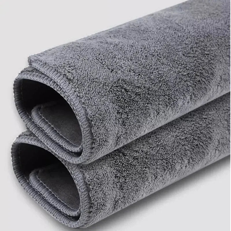2Pcs Tesla Multipurpose Coral Fleece Towels -7