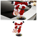Upside-Down Spinning Breakdance Santa Decoration for Tesla