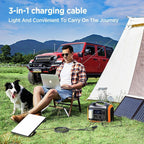 3-in-1 Car Charging Power Cable for Starlink Mini - Teskay