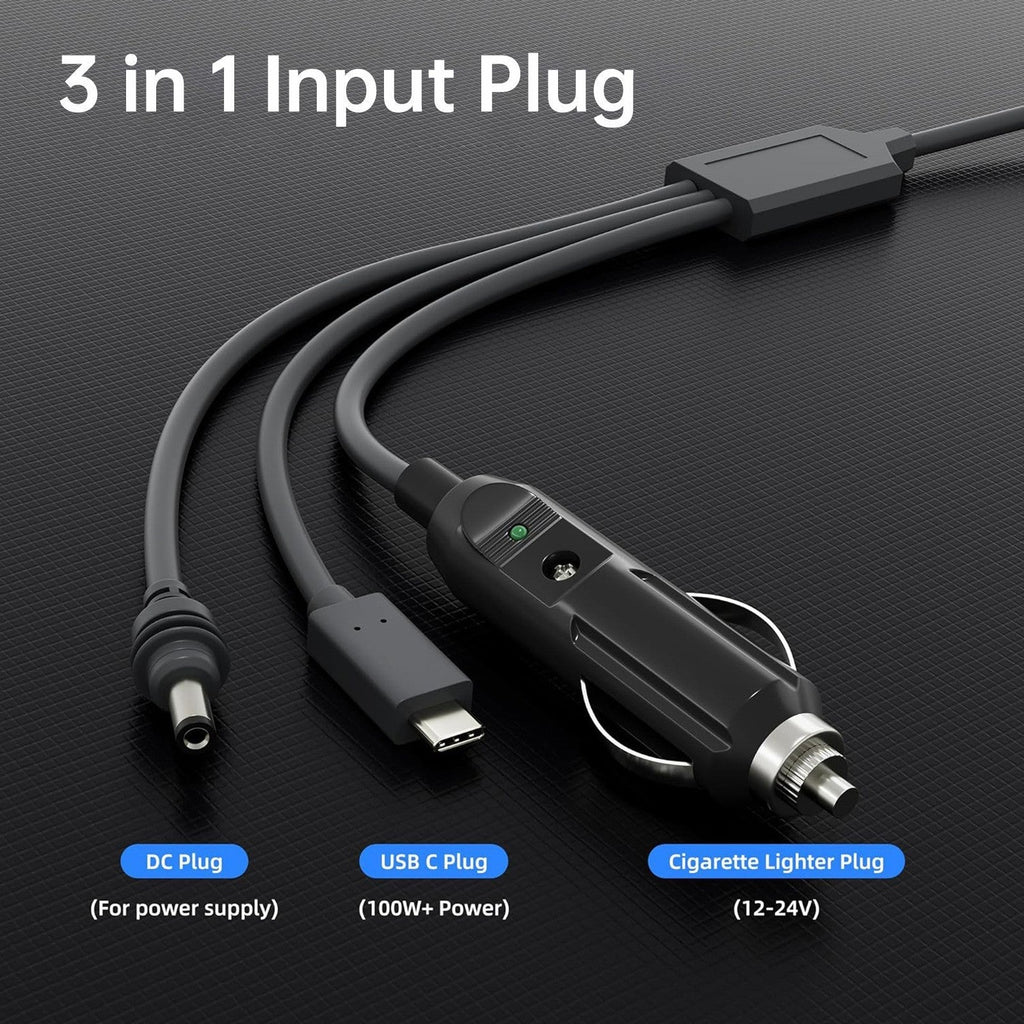 3-in-1 Car Charging Power Cable for Starlink Mini - Teskay