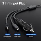 3-in-1 Car Charging Power Cable for Starlink Mini - Teskay