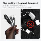 3-in-1 Car Charging Power Cable for Starlink Mini - Teskay