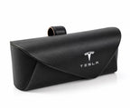 All Tesla Models Sunglass Holder Suitable for Sun Visor leather With Tesla logo