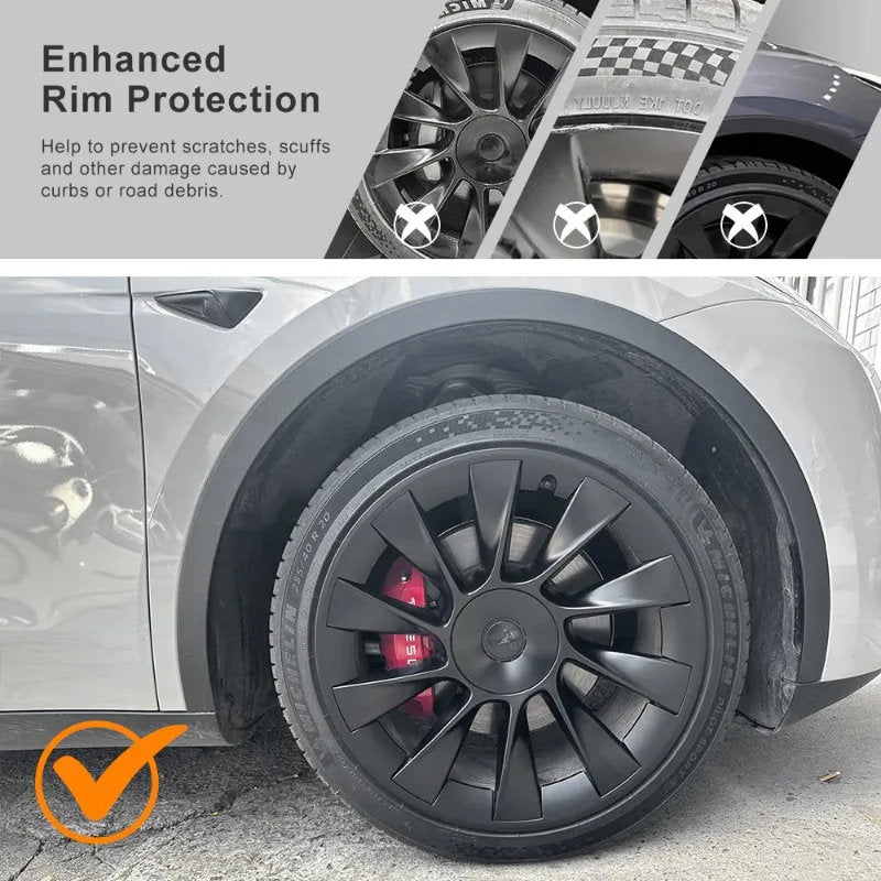 4PCS Tesla Model Y 20 Inch Rim Protectors – Full 360° Protection