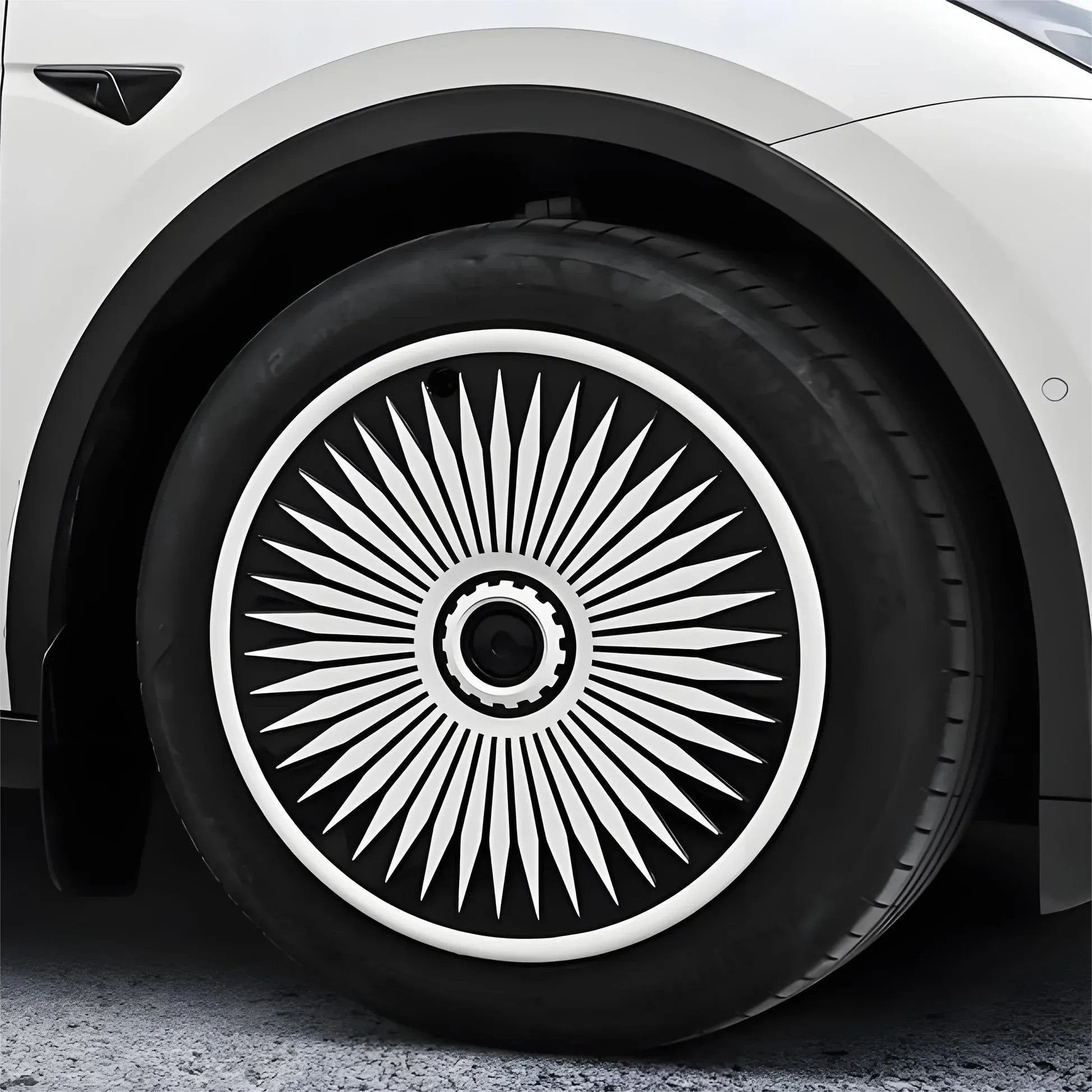 4Pcs Wheel Caps Suitable for Tesla Model Y 19-Inch Rims